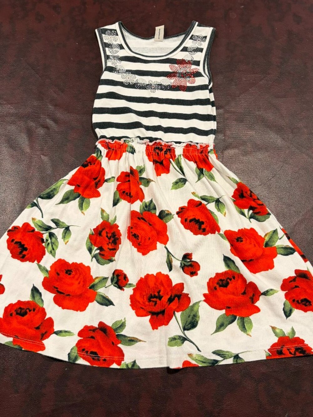 Fun twirly tank dress for summer, size children's 4